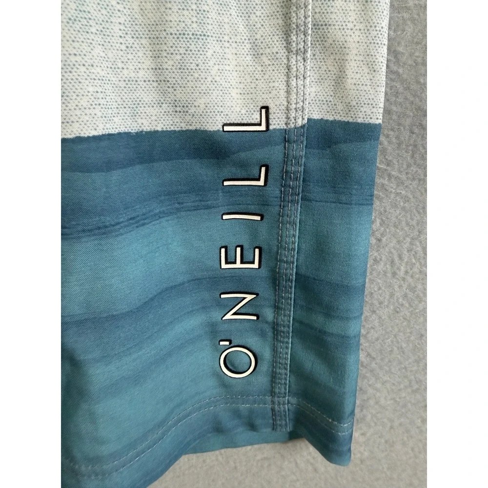 O'Neill Board Shorts Men's 34 Striped Swim‎ Trunks Multicolor
